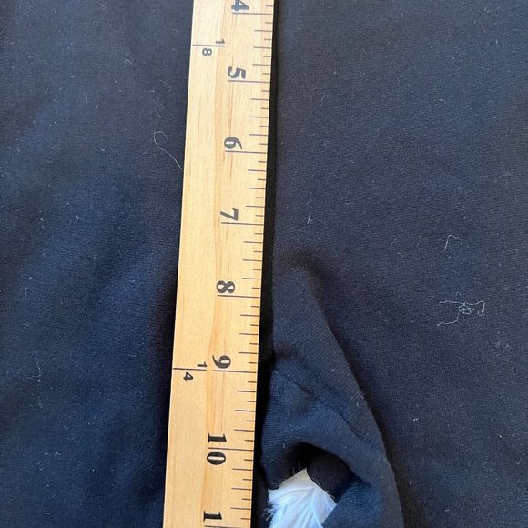 TAlbots Pants Women Medium Black Pull On Zip Legs Elastic Waist Stretch 13273 - Picture 3 of 11